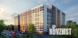 1-к квартира, строящийся дом, 35м2, 10/15 этаж