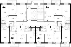 2-к квартира, вторичка, 57м2, 11/17 этаж