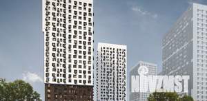 2-к квартира, строящийся дом, 49м2, 23/23 этаж