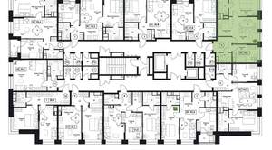 3-к квартира, вторичка, 54м2, 4/17 этаж