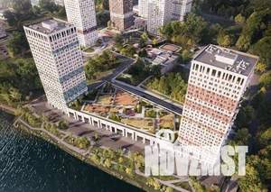 1-к квартира, строящийся дом, 39м2, 21/25 этаж
