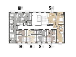 3-к квартира, вторичка, 77м2, 2/9 этаж