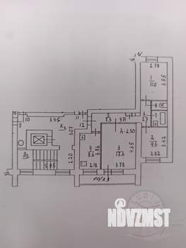 3-к квартира, вторичка, 61м2, 3/9 этаж