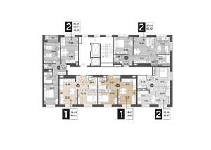 1-к квартира, вторичка, 43м2, 2/9 этаж