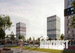 2-к квартира, строящийся дом, 57м2, 20/25 этаж