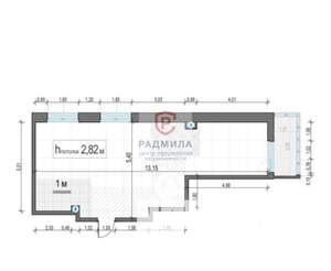 2-к квартира, сданный дом, 55м2, 12/17 этаж