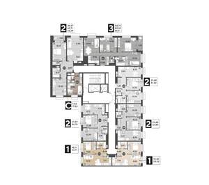 2-к квартира, вторичка, 64м2, 6/15 этаж