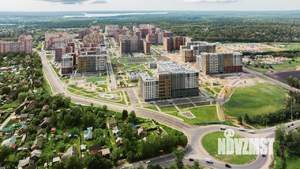 2-к квартира, строящийся дом, 55м2, 10/14 этаж