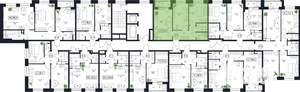 2-к квартира, вторичка, 53м2, 2/17 этаж