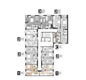 2-к квартира, вторичка, 48м2, 12/15 этаж