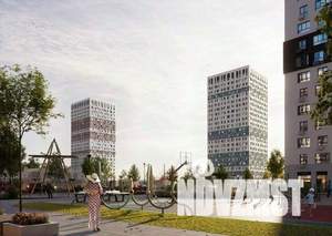 2-к квартира, строящийся дом, 57м2, 18/25 этаж