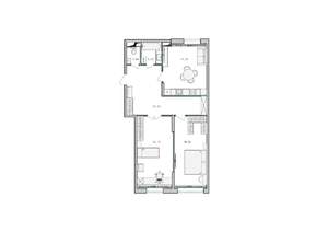 2-к квартира, строящийся дом, 81м2, 17/17 этаж