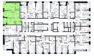 2-к квартира, вторичка, 55м2, 6/17 этаж