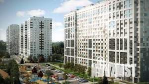 2-к квартира, строящийся дом, 59м2, 5/17 этаж