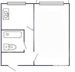 1-к квартира, вторичка, 30м2, 4/5 этаж