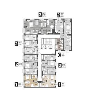 1-к квартира, вторичка, 34м2, 11/15 этаж