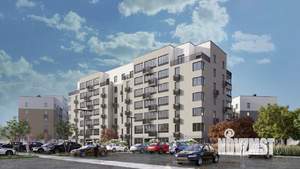 1-к квартира, строящийся дом, 50м2, 1/4 этаж