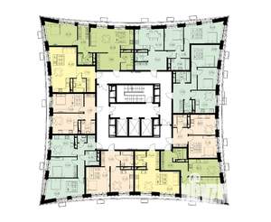 2-к квартира, строящийся дом, 63м2, 18/18 этаж