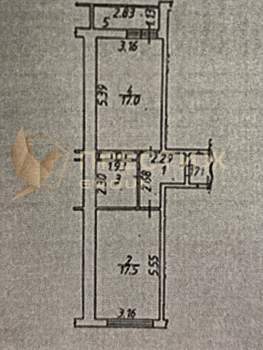 1-к квартира, вторичка, 45м2, 7/10 этаж