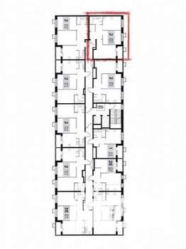 2-к квартира, вторичка, 55м2, 14/17 этаж