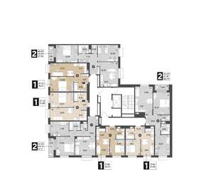 1-к квартира, вторичка, 42м2, 2/9 этаж