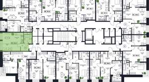 Студия квартира, вторичка, 30м2, 6/17 этаж