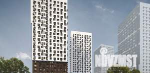 2-к квартира, строящийся дом, 64м2, 23/23 этаж