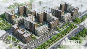 1-к квартира, строящийся дом, 36м2, 4/12 этаж