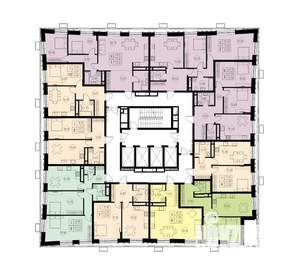 Студия квартира, строящийся дом, 44м2, 26/28 этаж