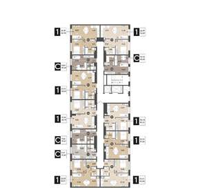 Студия квартира, вторичка, 20м2, 10/15 этаж
