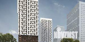 2-к квартира, строящийся дом, 61м2, 6/23 этаж