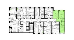 2-к квартира, вторичка, 60м2, 5/17 этаж