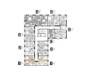 2-к квартира, вторичка, 48м2, 12/12 этаж