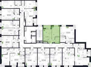 1-к квартира, вторичка, 36м2, 9/17 этаж