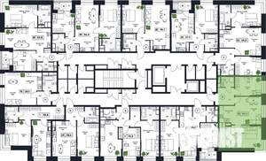 2-к квартира, вторичка, 54м2, 6/17 этаж